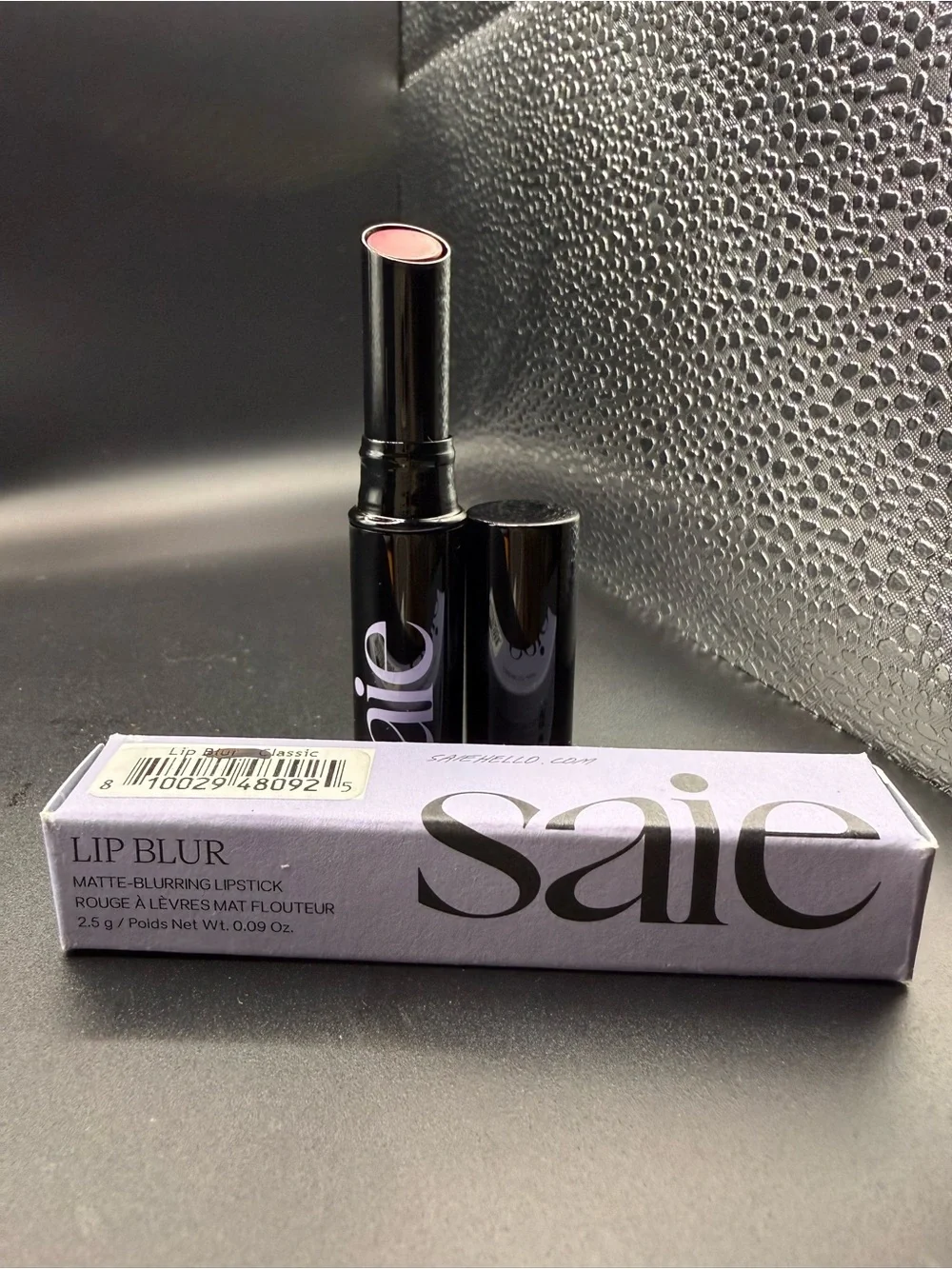 Saie Lip Blur Matte-Blurring Lipstick - classic red